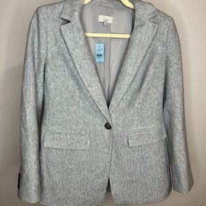 Grey Blazer - Ann Taylor LOFT - Size 4P